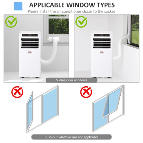 Rootz Air Conditioner - White - Abs - 13.93 cm x 13.31 cm x 27.48 cm