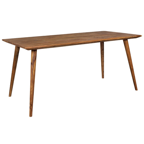 Rootz Esstisch – Palisander-Massivholz – Rustikales Landhaus-Design – Großer Esszimmertisch für 6–8 Personen – 160 x 80 x 76 cm 