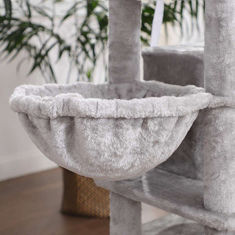 Rootz Cat tree with 3 cat caves - 164 cm - Cat house - Scratching post - Cat tree - Cat scratching posts