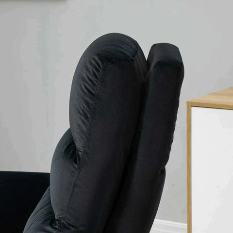 Rootz Relax Chair – Loungesessel – Fernsehsessel – Schwarz – 85 cm x 95 cm x 104 cm