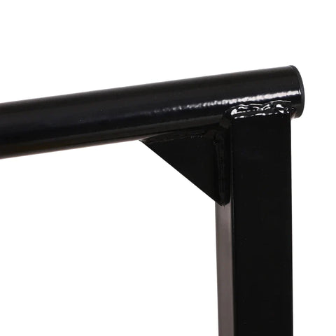 Rootz Pull-up Bar - Dip Station - Adjustable Parallel Bar - Pull Up Power Tower - Yellow/ Black - 66cm x 75cm x 119cm