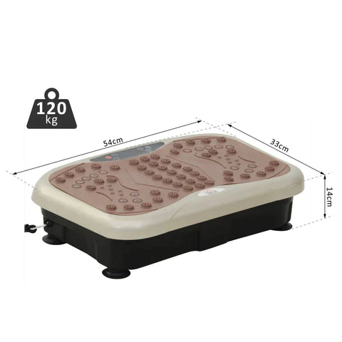 Rootz Vibration Plate - Vibration Trainer - Vibration Device - Training Bands - 54L x 33W x 14Hcm