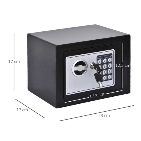Rootz Safe Box - Money Lock Boxes - With Keypad - Steel Safe Box
