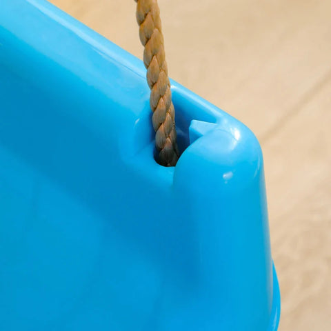 Rootz 3-in-1 Children's Swing - Height Adjustable - Removable Backrest - For Indoor And Outdoor - Blue + Yellow - 42 x 33 x 180 cm